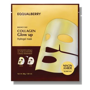 Eqqualberry Collagen Glow Up masca servetel iluminare si umplere